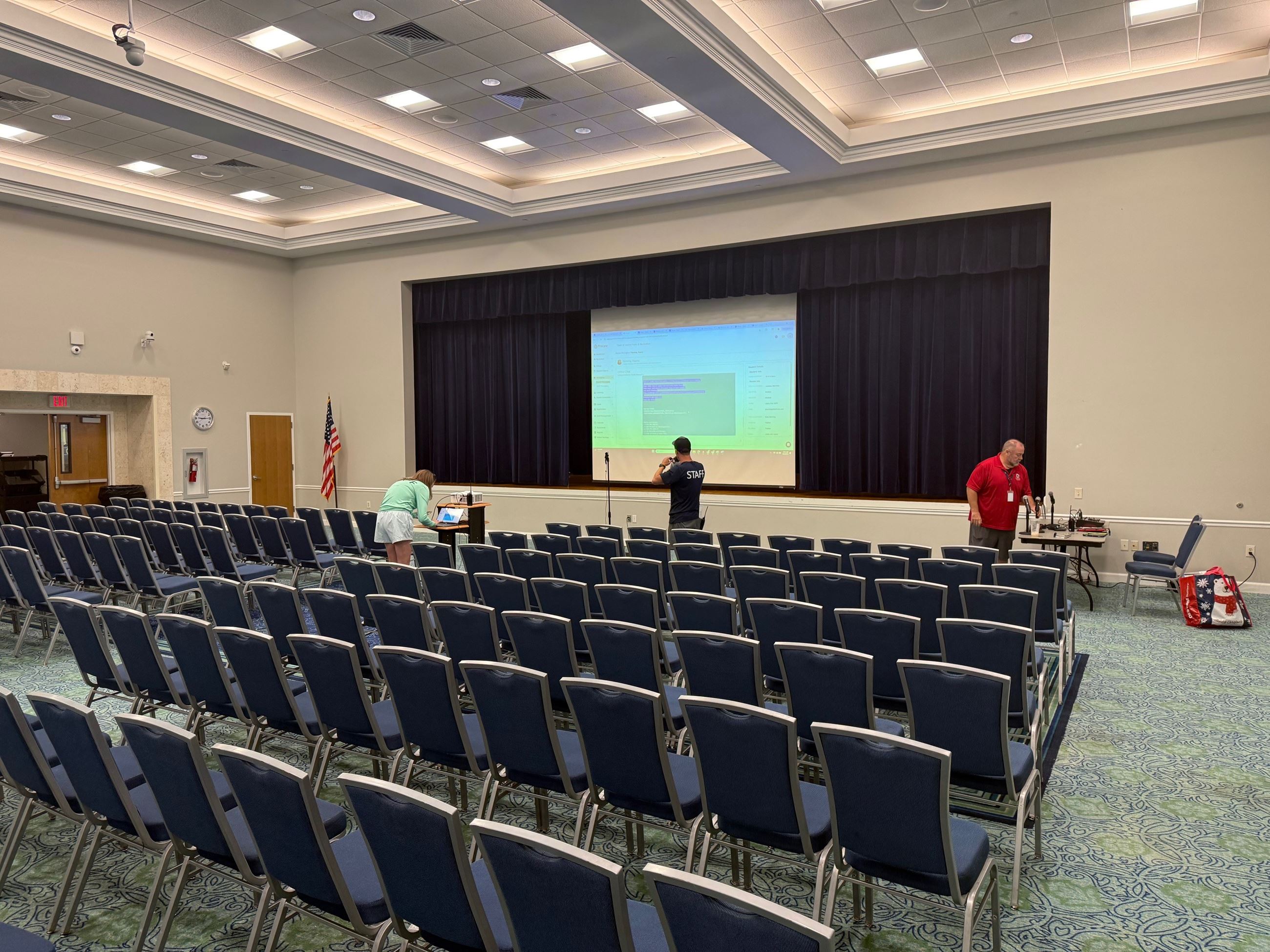 Theater setup room B