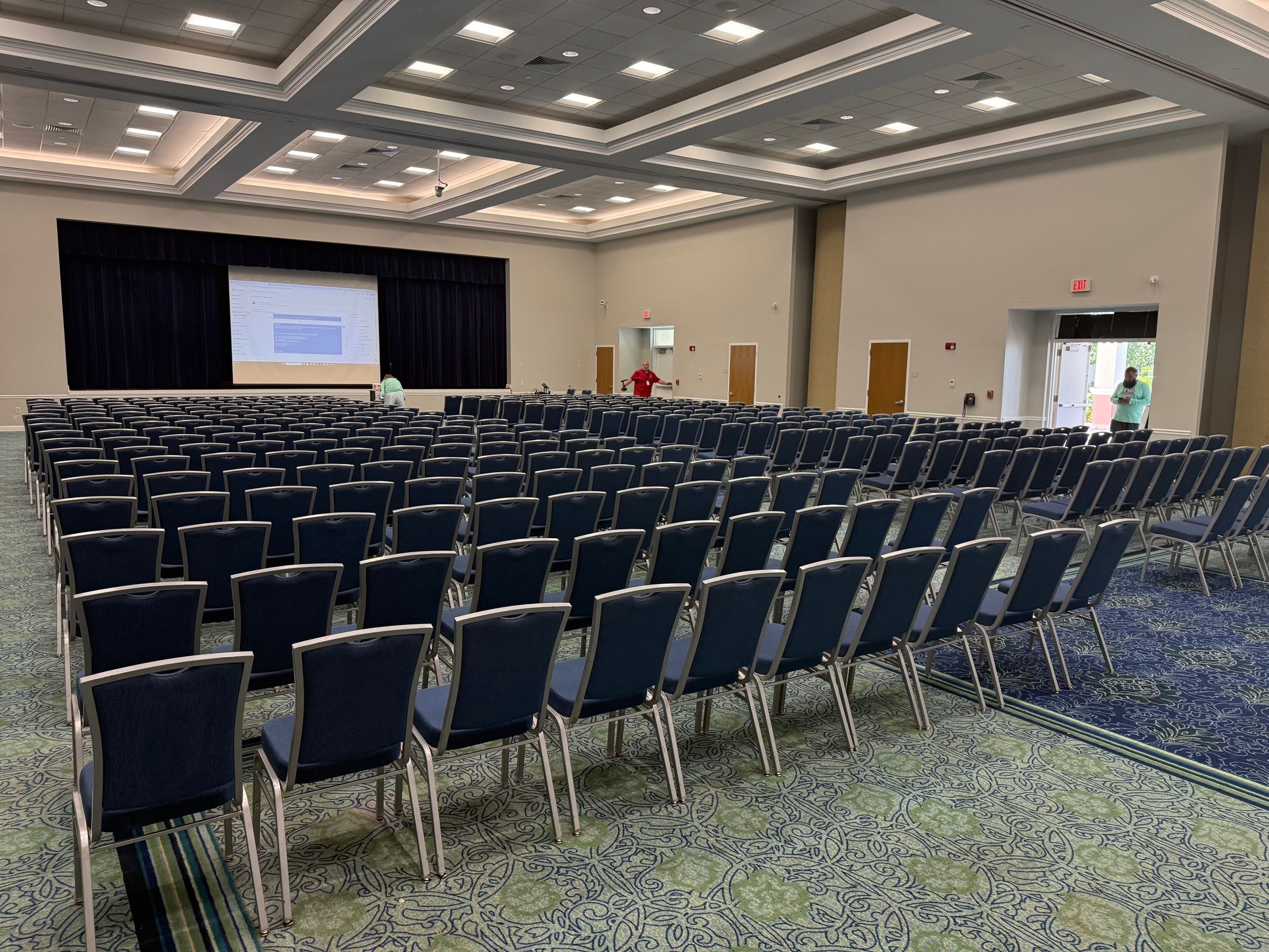 Theater setup room C