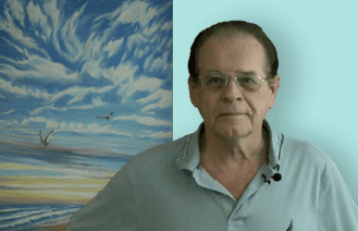 Len Mykietya painting