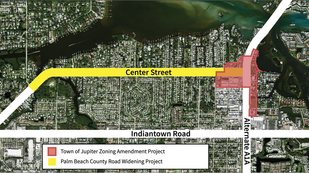 Center Street Expansion Area Map